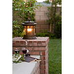 Santa Barbara VX 3-Light Outdoor Deck Lantern