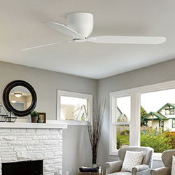 Lowell 52" 3-Blade Hugger Fan (No Light)